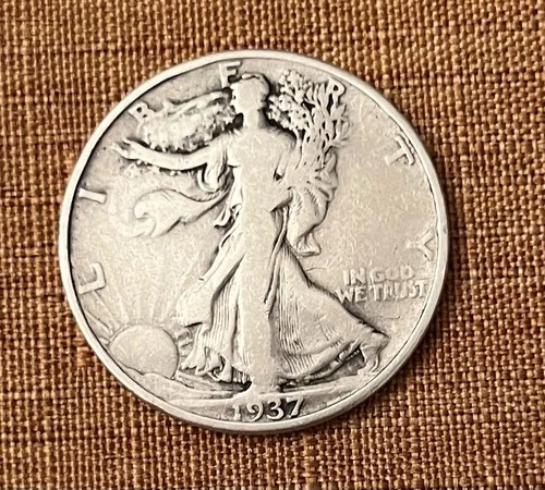 1937-P *Walking Liberty $.50 Half Dollar* 90% Silver-Nice Coin- Very Good