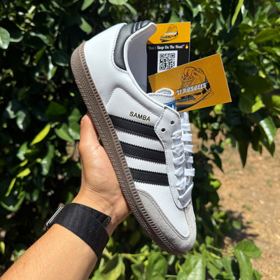 Adidas Samba OG Low White Black Gum B75806 Unisex Sizes NEW! QUICK SHIP!