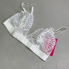 COMMANDO Butter Lace Bralette Small White GEO500WHT
