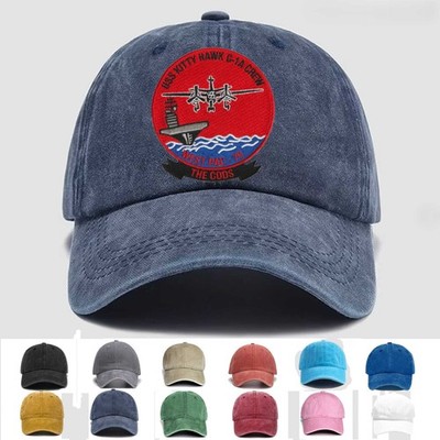 Customized Name Embroidered Uss Kitty Hawk 1979 Cod, Veteran Cap, Gift Idea