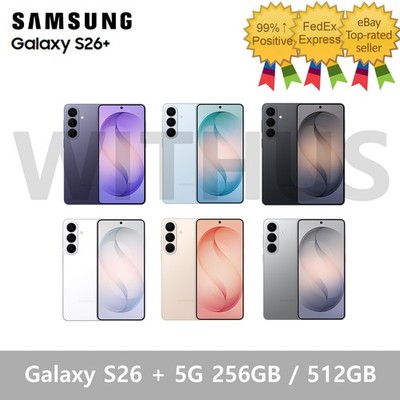 SAMSUNG Galaxy S26+ Plus 5G SM-S947 256GB 512GB Unlocked New Sealed