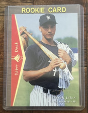 Derek Jeter Rookie Card - Upper Deck 1995 #181 SP Red Card. rookie card picture