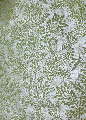 vintage wallpaper antique green 1940s 30s floral art deco