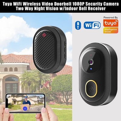 Tuya Smart Wireless WiFi Video Türklingel Gegensprechanlage Überwachungskamera,