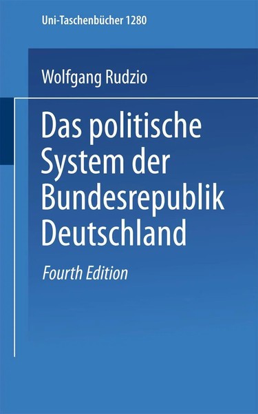 Wolfgang Rudzio | Das Politische System Der Bundesrepublik Deutschland | Buch-image