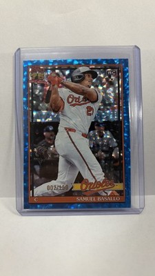 LOW # 2026 Topps Series 1 - Samuel Basallo - 1991 Blue Sparkle RC 002/150 T91-20
