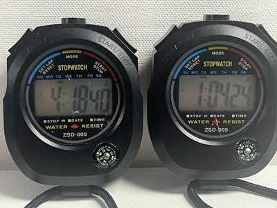 2 Electronic Handheld LCD Digital Timer Alarm Stopwatch $5.99 Each 2 Available