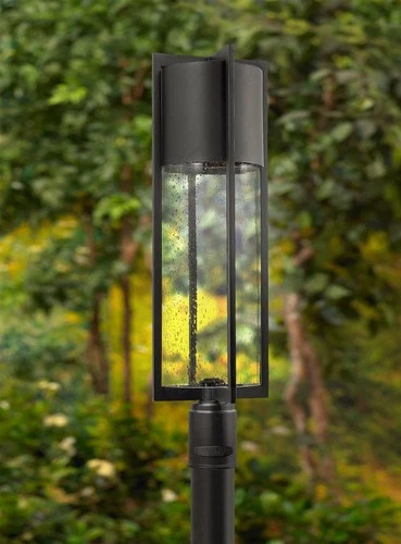 Hinkley Shelter 27 3/4" High Black LED Outdoor Post Light - Picture 7 of 7