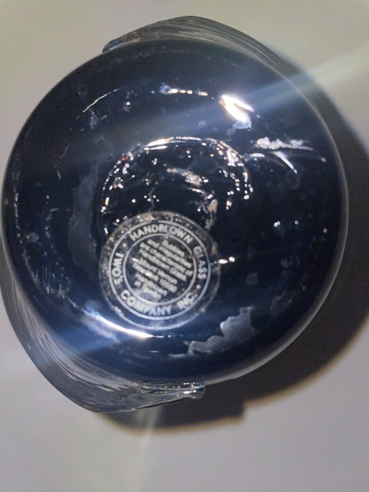 Hand blown Glass - Two’s Company Inc. 6-1/4” Tall