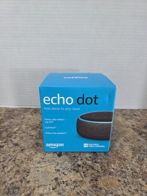 Amazon Echo Dot (3rd Generation) Smart Speaker - Charcoal