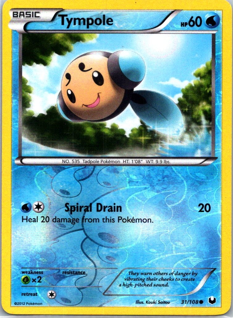 Tympole Reverse Holo Common DEX Dark Explorers 31/108 LP