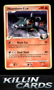 Houndoom G 50/127 Pokemon Uncommon Platinum Card LP