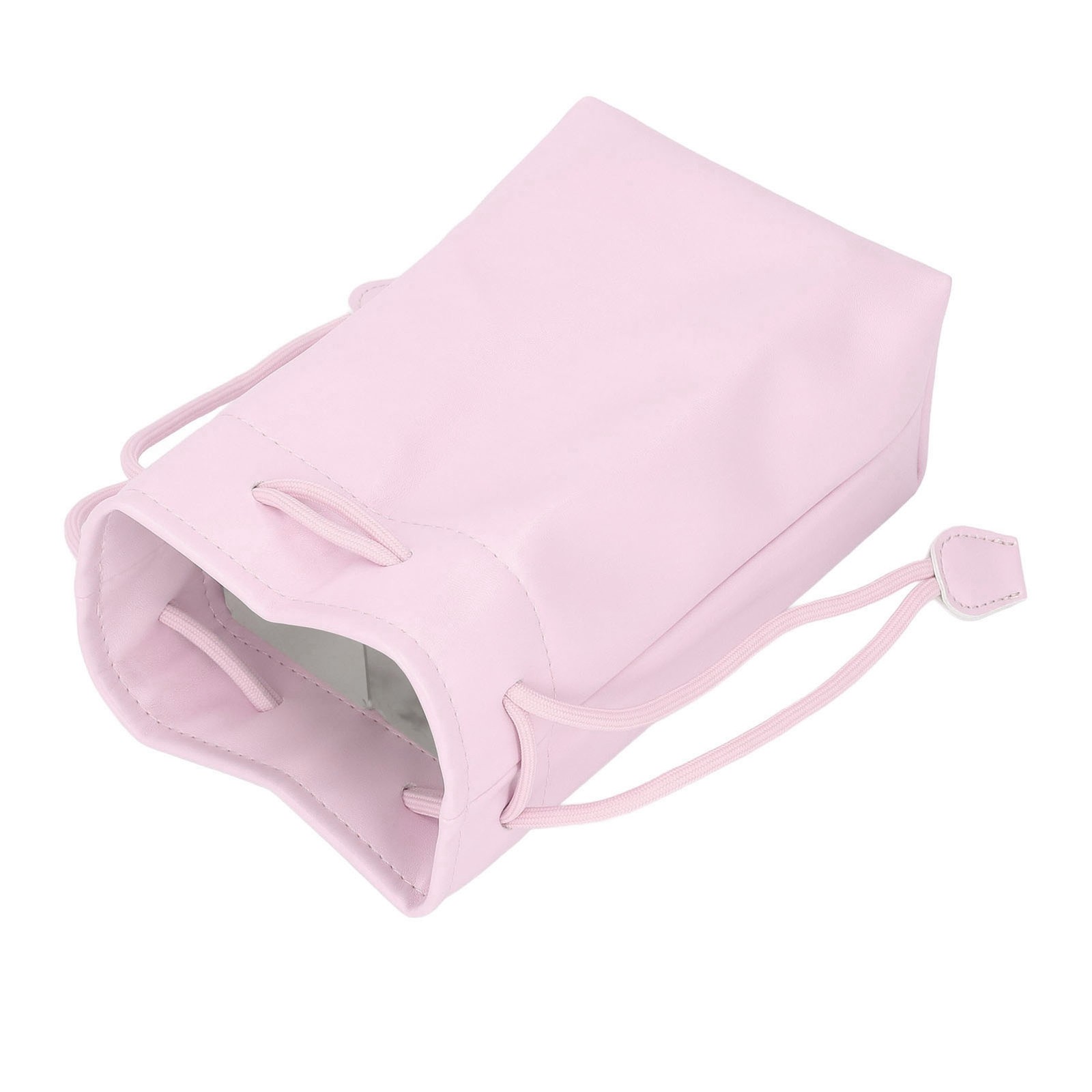 PU Leather Drawstring Pouch Bag Waterproof Instant Camera Film Printer Storage