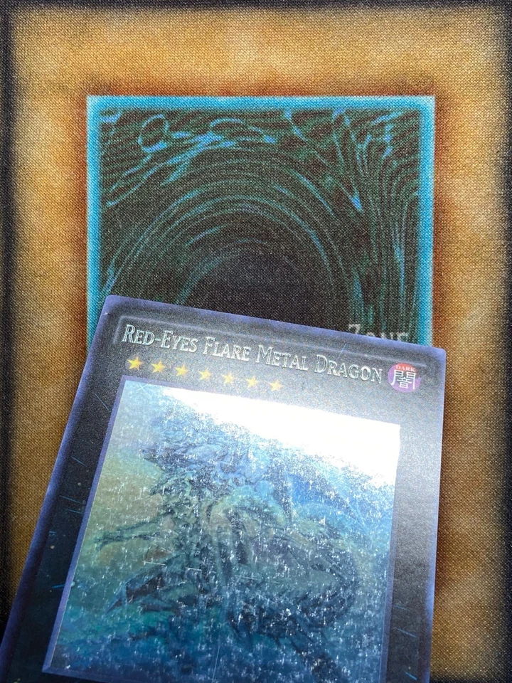 Yugioh Red-Eyes Flare Metal Dragon CORE-EN054 Ghost Rare 1st Ed VLP - Image 2 of 4