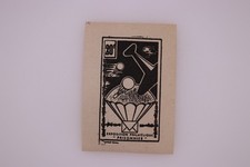 FRENCH Prisoner POW Philatelic Expo Cinderella CHARITY 20F PARACHUTE LABEL AD