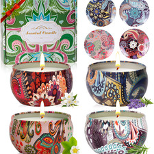 4 Pack Scented Candles Gifts for Women 10oz Home Scented Candles 100Hours Aromat