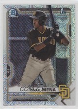 2021 Bowman Chrome Prospects Mega Box Mojo Refractor Ismael Mena #BCP-36 0ms5