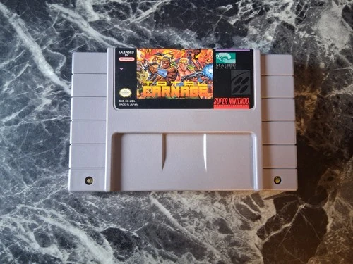 Total Carnage SNES Authentic Tested Contacts Cleaned