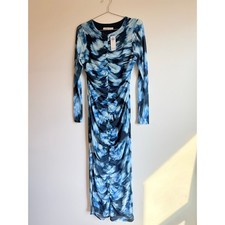 NWT Abercrombie Longsleeve Mesh Midi Dress Small