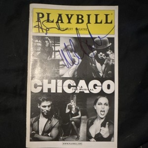 Playbill Chicago The Musical Shubert Theatre Autographed Cover Playbill
