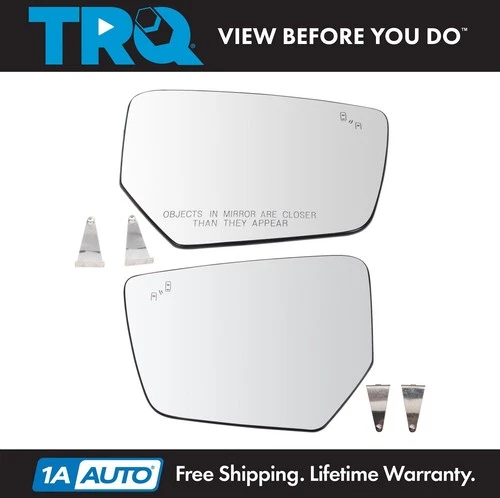TRQ Mirror Glass Set Fits 2014-2015 Chevrolet Impala