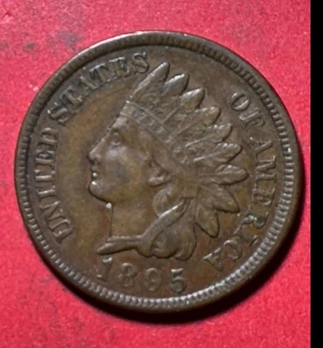 1895 US Indian Head Cent! XF! SHARP! Old US Coin!
