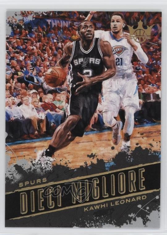 2017-18 Panini Court Kings Dieci Migliore Kawhi Leonard #3 10xv