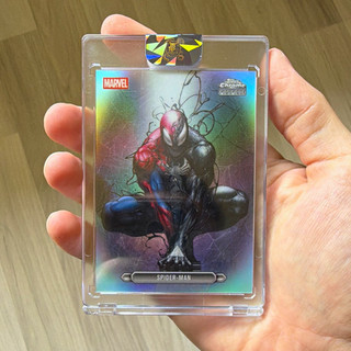 Topps 2026 Marvel Topps Chrome Fanfare Insert Card Spider Man FF 39 in Mag Case
