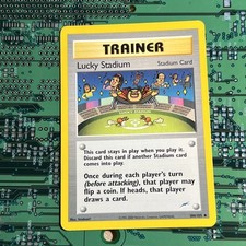 Lucky Stadium 100/105 Neo Destiny Trainer Pokemon Card Vintage on eBay