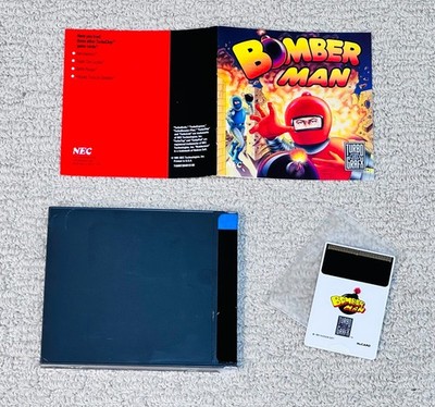 Bomberman (NEC Turbografx 16) Complete Game - Manual & Sleeve - CIB