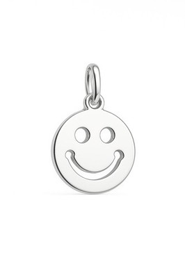 Grinsebacke   Smiley Anhänger aus 960 Argentium Silber