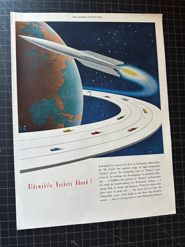 Vintage 1950 Oldsmobile Rocket Automobile Print Ad | eBay