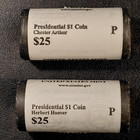 Presidential Dollars 2014 P & Herbert Hoover 2012 P (2 full rolls mint sealed) — photo 2