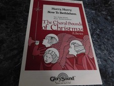 Hurry Hurry Now to Bethlehem by Ronald Kauffman SATB