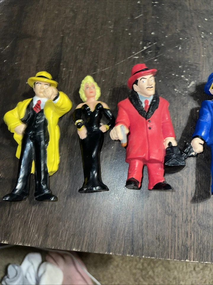 Vintage Applause 1990 Disney Dick Tracy Lot of 5 PVC Figures - Image 4 of 4
