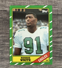 Topps 1986 Reggie White #275 Philadelphia Eagles NFL Football Card