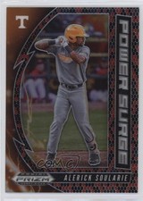 2020 Panini Prizm Draft Picks Power Surge Snakeskin 18/25 Alerick Soularie 1u6