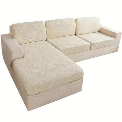 L-shaped sofa cushion cover, elastic washable sofa furniture protective cover