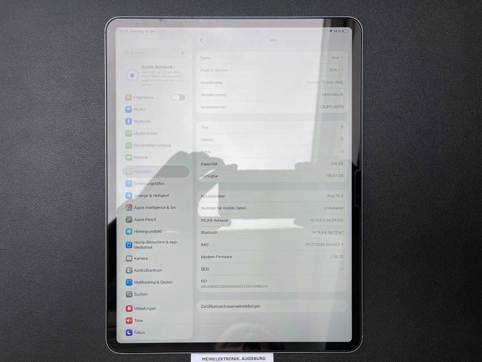 Apple iPad Air 13-inch (M4) · 128GB · Cellular, Foto 4 von 5
