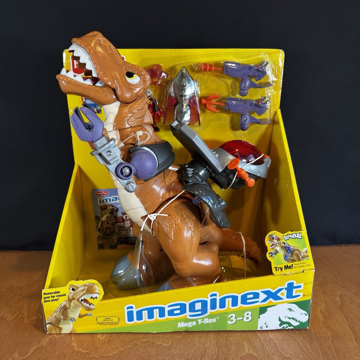 2011 Fisher Price Imaginext Mega T-Rex w/ Dragon Adventure DVD