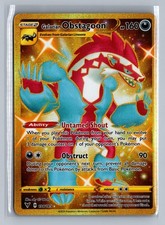 galarian obstagoon pokemon card value 198/185 | Secret Rare | SWSH-04 Vivid Voltage Pokémon Hit Points170 HP Form Galarian Obstagoon 119 - Holofoil