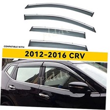 Window Visors Compatible with 2012-2016 Honda CRV CR-V Smoke Tint 12-16 CRV