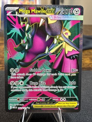 Pokémon TCG Mega Evolution Mega Mawile EX 162/132 Full Art Ultra Rare NM