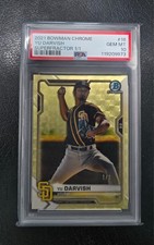 Marketplace image: 2021 Bowman Chrome Superfractor 1/1 YU DARVISH PADRES PSA10!!!