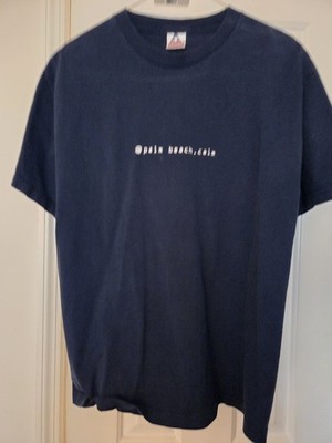Alstyle Apparel & Activewear Men's L Navy Cotton Jersey Logo Crew Neck T-Shirt