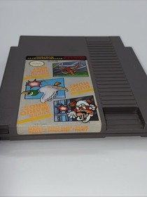 Super Mario Bros. / Duck Hunt / World Class Track Meet Nintendo NES - Tested