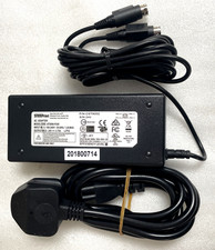 2 Mini-DIN 4 Pin ScanPrint 90W 24V 3.75A AC Adapter For Printers With UK Plug