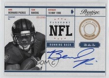 2012 Playoff Prestige NFL Passport Signatures Bernard Pierce #13 Auto 0c2