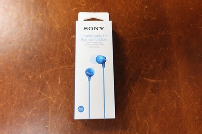 New Sony MDR-EX15LP In-Ear Wired Earbuds - BLUE