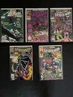 Vintage Spider-Man Comic Book Lot-5 NEWSSTAND KEY Spid-Wom Origin &2 MC'FARLANE